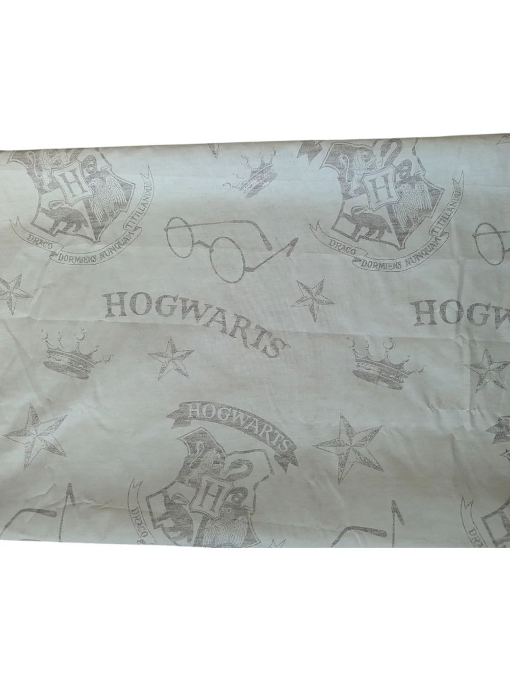 Harry Potter Hogwarts Gray Curtain Panels - Themed Window Drapes
